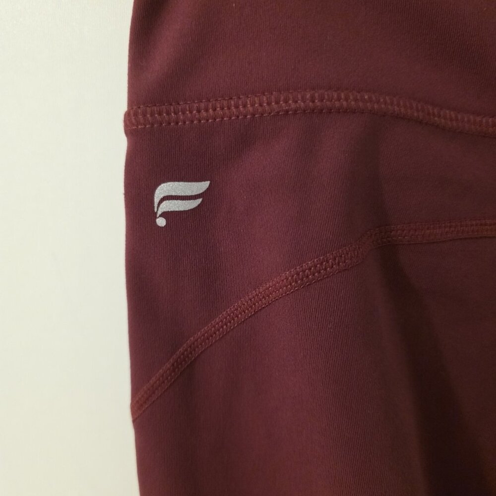 Fabletics Salar Solid PowerForm Leggings Burgundy… - image 3